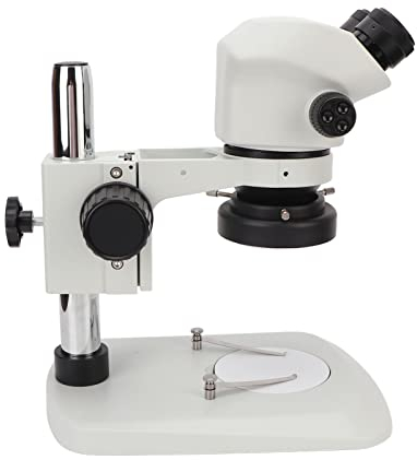 Binokulares Mikroskop-Set, nach Vorne Montiertes Binokular-Stereomikroskop, 2 10 X 22 Okulare, Professionelles Binokular-Stereomikroskop, Objektträger (EU-Stecker)