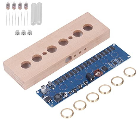 Nixie Tube Clock Diy Kit In14 12 24 Stunden Spielzeug Montage Glühende Mehrfarbige Dc12V 1A Rohruhr Uhr Uhr Home Room Uhr Mehrfarbige Schlafzimmeruhr Uhrgeneratoren