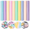 Tintnut 3D Flockfolie Plotterfolie Textil,Pastell, Pack of 10, 30cmx25cm für kreative Bügelbilder - Perfekt für Cricut, Plotter und Transferpressen