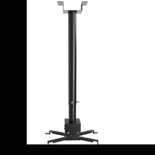 LNNW TV-Aufhänger, Projektor-Installation, aufgehängt, multifunktional, erweitert, verstellbar, Hängeaufhänger für die meisten Flachbildfernseher (Color : Black, Size : 1-2M)
