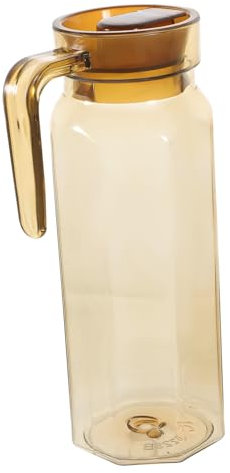 Cabilock 1Stk Flasche kaltes Wasser Wasserkrug Wasserkocher milchkrug tea pots kalter Krug Getränkekühlschrank Wasserkessel Zitronen Heimkrug Blumen-Teekessel Glas Rechner Orangensaft Büro