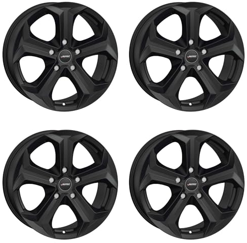 4x AUTEC Felgen Alufelgen XENOS 8.5x18 ET27 5x112 Schwarz matt kompatibel mit BMW 3 4 5 6 7 8 i4 X3 X4 X5 Z4