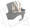 Stokke Tripp Trapp Babyset 2 Sturmgrau - Alter 6-36 Monate - Verwandeln Sie den Tripp Trapp Stuhl in einen bequemen Hochstuhl - Inklusive Stokke Harness 2