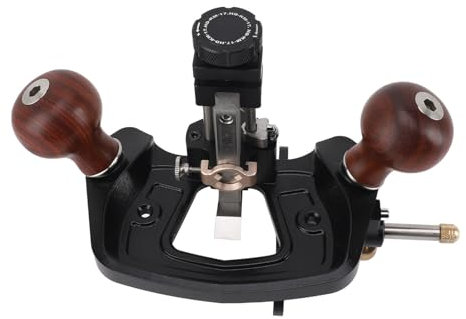 Router Plane, Woodworking Router Plane Hand Tool with Adjustable Blade, and Ergonomic Design for Trimming Wood Surfaces, Grooving, Smoothing Planes