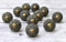 ARTISNO 12Pc Charcoal Color Matt Rustic Style Matt Rustic Style Ceramic Knobs for Cupboard Door Drawer Furniture Handles for Kitchen Bathroom Cabinet Dresser Handmade Decorative Knobs
