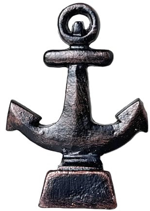 Door Stoppers for Bottom of Door Cast Iron Decorative Door Stop Wedge Metal Doorstops (1, Bronze)