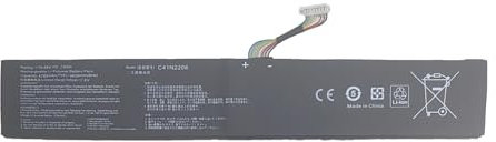 C41N2208 Laptop Battery Replacement for Asus RC71L Gaming Handheld series(15.48V 74Wh)