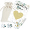 Gutschein Puzzle Geburtstagskarte,Gutschein zum Selber Ausfüllen, Zeit anstatt Zeug,Gutscheinkarte Geburtstag,Gutschein Verpackung mit Baumwoll-Säckchen,Personalisierte Geschenke,24-teilig