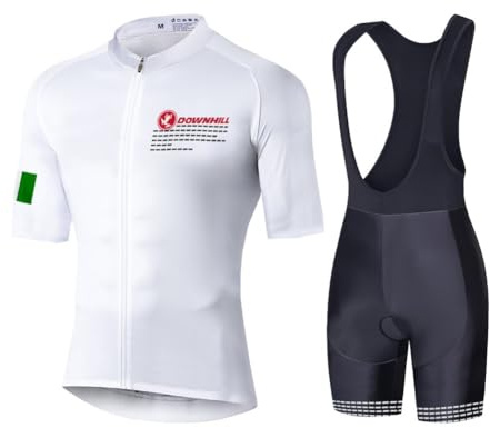 UGLY FROG Herren Radtrikot Set Kurzarm Trikot und Radhose Atmungsaktiv und Schnell Trockend Rennrad