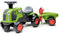 FALK - Traktor Claas - mit Anhänger - ab 12 Monaten - 90% recycelter Kunststoff 312C, grün