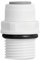 Ctyjia 1 Stück Adapter Fitting Verbindungsstück, 1/2 Außengewinde auf 3/8 Wasserfilter Fitting, für RO-System, Wasserreiniger