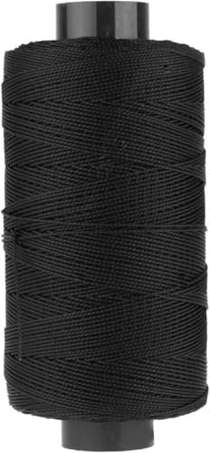 1Roll Black Twisted Nylon Line Twine String Cord for Gardening Marking DIY Projects Crafting