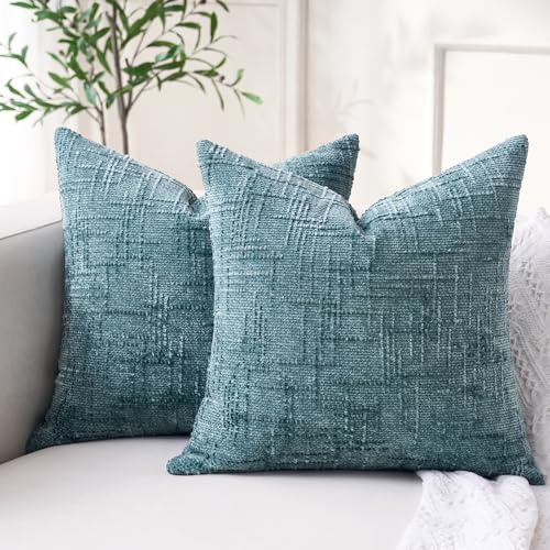 Sofa Kissenbezug 45x45 Türkis Cord Kissen Blau Dekokissen Boho Style Deko Wohnzimmer Modern Flauschige Kissen Aesthetic Pillowcase Boho Kissenbezug Bunt Polsterüberzug 45x45 Kissenhüllen Couch Polster