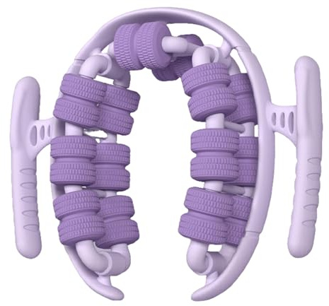 Shenkon Tech Cellulite Massagegerät Linderung von Muskelbeschwerden und Schmerzen,Massage Roller Muskel Relaxer Roller,Cellulite Massagegerät,(Lila)