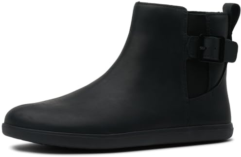 Xero Shoes Women's Tari II Barefoot Leather Chelsea Boot, Black, 8