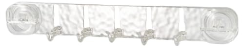 Generisch Crochets Ventouse - Porte-Crochets de Douche à Ventouse | Porte-Serviette Rotatif Murale Support Sans Perçage pour Salon Salle de Bain Porte en Verre et Carrelage Sac Vêtements Robe