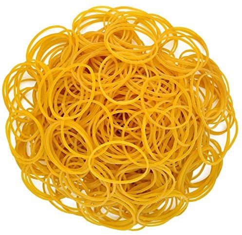 Wobe 1000Pcs Rubber Bands Stretchable Strong Elastic for Money Office