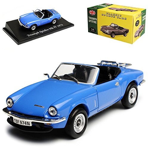Atlas Triumph Spitfire MK4 Cabrio Blau 1962-1980 1/43 Norev Modell Auto