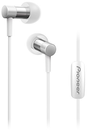 Pioneer Auriculares intrauditivos de Alta resolución, Color Plateado SE-CH3T (S)