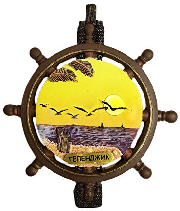 3D-Kühlschrankmagnet in Ruderform, Ukraine, Strand, Möwe, Souvenir, Aufkleber, Dekoration für Zuhause und Küche, Ukraine, Kühlschrankmagnet