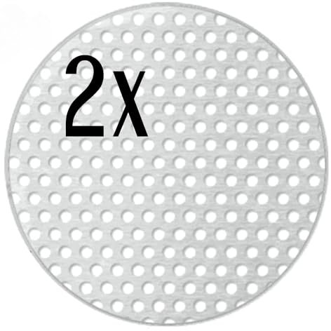 2X Ersatzsieb für Weihrauchbrenner Silber Nickel