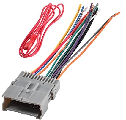 RED WOLF Stereo-Radio-Kabelbaum, für Select GM Chevy GMC 2000–2012 Modell