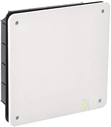 10x Unterputz Abzweigkasten Abzeigdose UP 200 x 200 x 50 mm Deckel mit Schrauben LxBxT Unterputzdose Verteilerdose