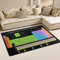 Mnsruu Periodensystem des Elements, Teppich, rutschfest, für Wohnzimmer, Schlafzimmer, 100 x 150 cm