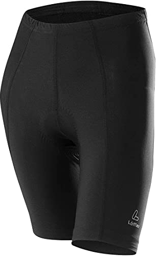 Löffler Basic Kurze Rad Tights Damen schwarz