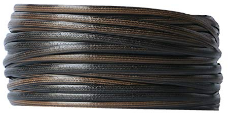 ODSK Rattan-Möbel-Befestigungsset, Korbgeflecht-Reparaturmaterial, Farbverlauf, kaffeebraun flaches Kunststoffgewebe für die Installation von Rattanmöbeln und Gartenstuhlkorbmöbeln, 70 m (220 ft)