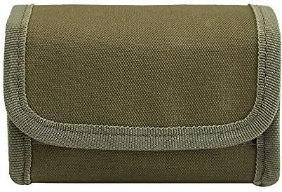 MiOYOOW 10 Round Shotshell Pouch Holder, Shotgun Reload Ammo Mag Bag, Molle Bag Pouch,Quick Access Shotgun Shell Carrier für die Jagd im Freien