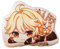 Dekokissen Diluc Ragnvindr Klee Paymon, gefülltes Puppenkissen, Plüschkissen, für Sofa, Stuhl, Auto, Dekoratives Spielzeug, für Anime-Fans, 12cm / 45 x 35 cm