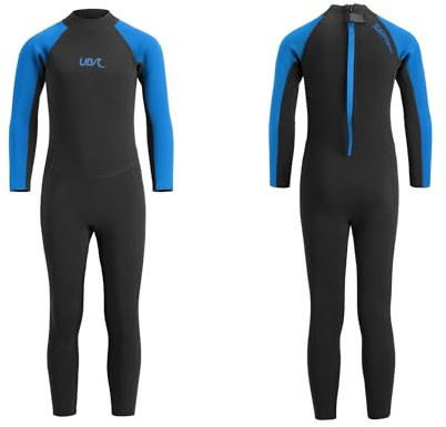 Urban Beach Sharptooth Sommer-Neoprenanzug für Kinder, volle Länge, 2 mm, dehnbares Neopren, Surfen und Tauchen, Neoprenanzug mit UV-Schutz