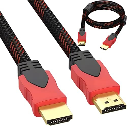 Retoo Kabel HDMI 4K 4,5 Meter High Speed, Kabel kompatibel mit TV Fernseher, Video 4K UHD 2160p HD 1080p Geflecht Vergoldete Anschlüsse, DP-Computer zu HDMI-Monitor Kompatibel, HDMI