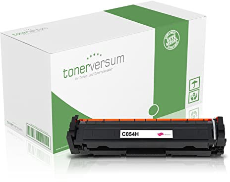 Tonerversum Tonerkartusche kompatibel zu Canon 054H / 3026C002 Magenta Druckerpatrone für i-SENSYS MF645cx MF643cdw MF641cw LBP623cdw LBP621cw Laserdrucker