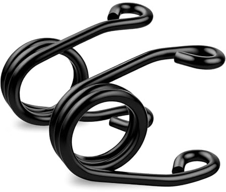 Motorcycle 2 Black Scissor Torsion Solo Seat Springs Fit For Harley Custom Chopper Bobber