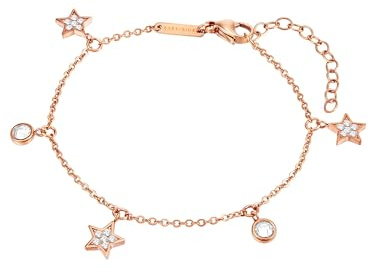 Eastside Damen Armband Edelstahl roségold Preciosa weiß Stern Edelstahlarmband