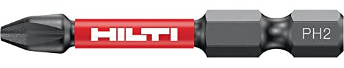 Hilti 2039126 5X Diamond Impact PH2 Screwdriver Bits S-B PH2 50/2 IMP, Length: 50 mm