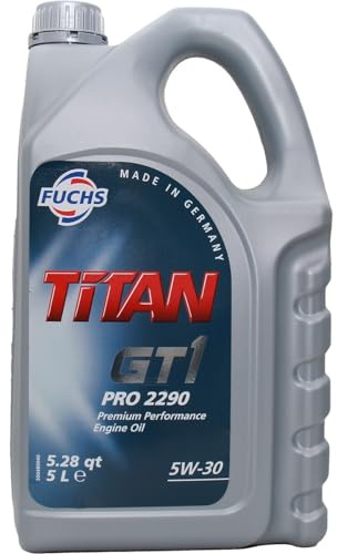 FUCHS Motoröl 5W-30 TITAN Motor Öl ACEA C2 GT1 PRO 2290 5L Kompatibel mit CITROËN JUMPER Kasten, PEUGEOT BOXER Kasten 2008 Kombi CU 207 WA, WC 206 Schrägheck 2A/C