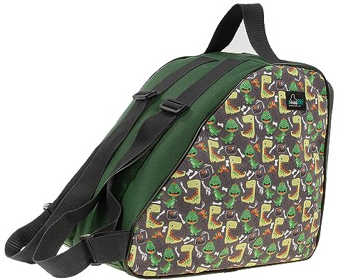 Skatebag Inliner-Tasche Rollschuhetasche Schlittschuhtasche mit Henkeln Reisverschluss & verstellbarem Rucksack-Schultergurte für Kinder und Erwachsene