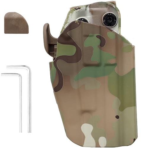 ACEXIER Taktisches Pistolenholster für die Linke rechte Hand für G1ock 17 20 21 22 31 / H &K VP40 45 / S &W M&P 22 45 9mm / SIGP225 / Taurus PT24 PT809 PT840 (Right-CP)