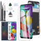 RongZy Écran de Rechange pour 6.5 Samsung Galaxy A51 Écran LCD + Vitre Numériseur Tactile Capteur Assemblé Remplacement pour Galaxy A51 A515F(Noir avec Cadre)