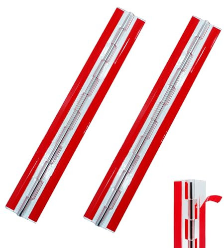 2 PCS Set of Acrylic Hinge 300 mm Continuous Piano Hinge 12 Acrylic Hinge 12 Hinge for Plexiglass Aquarium Lid Cabinet Box DIY Display 300x45 mm