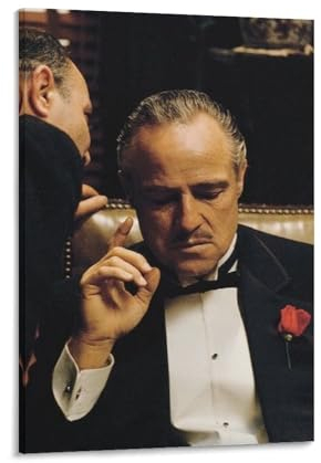 Klassisches Gangster-Film-Poster Der Pate (20) Poster, Kunstdruck, Wand-Foto, Malposter zum Aufhängen, Familiendekoration, 60 x 90 cm