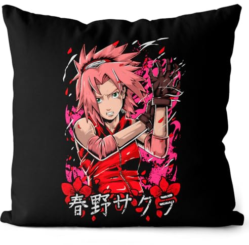 style3 Haruno Rage Kissen mit Füllung 40cm Baumwolle Ninja Anime Manga Cosplay Kakashi