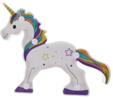 UKCOCO Tischlampe Kinderzimmer Nachtlichter Wanddekoration Für Wohnzimmer Einhorn-led-nachtlampe Leuchtende Festzelt-einhorn-schilder Led-lampe Weiß Kinderlichter Karikatur Baby