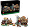 LEGO Icons 10332 Mittelalterlicher Stadtplatz, BAU- und Ausstellungsmodell, klassisches Schloss-Set mit 8 mittelalterlichen Minifiguren, Erkunden Sie das mittelalterliche Dorf Felsa in diesem Bauset