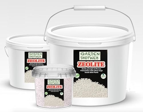 Zeolite Italiana a Base di Chabasite, Ammendante di origine Naturale, Consentito in Agricoltura Biologica (1 Litro)