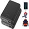 Kevis Portable Charger, 2 Pack 7.4V 3A USB C Power Bank, 20000 mAh DC 3.5mm Portable Battery Bank, External Battery Pack Portable Phone Battery Charger Compatible with Smartphones and USB Devices