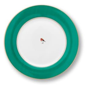 Pip Studio Love Birds Speisteller grün 26,5cm
